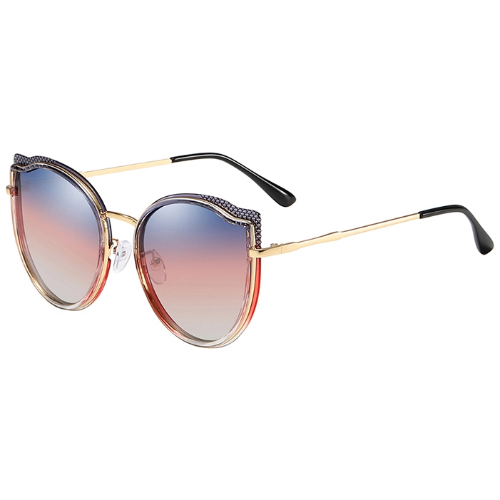 EUGENIATrendy Women Polarized Sun Glasses Oversize Frame Cat EyePrivate Label Sunglasses Newest 2019 1