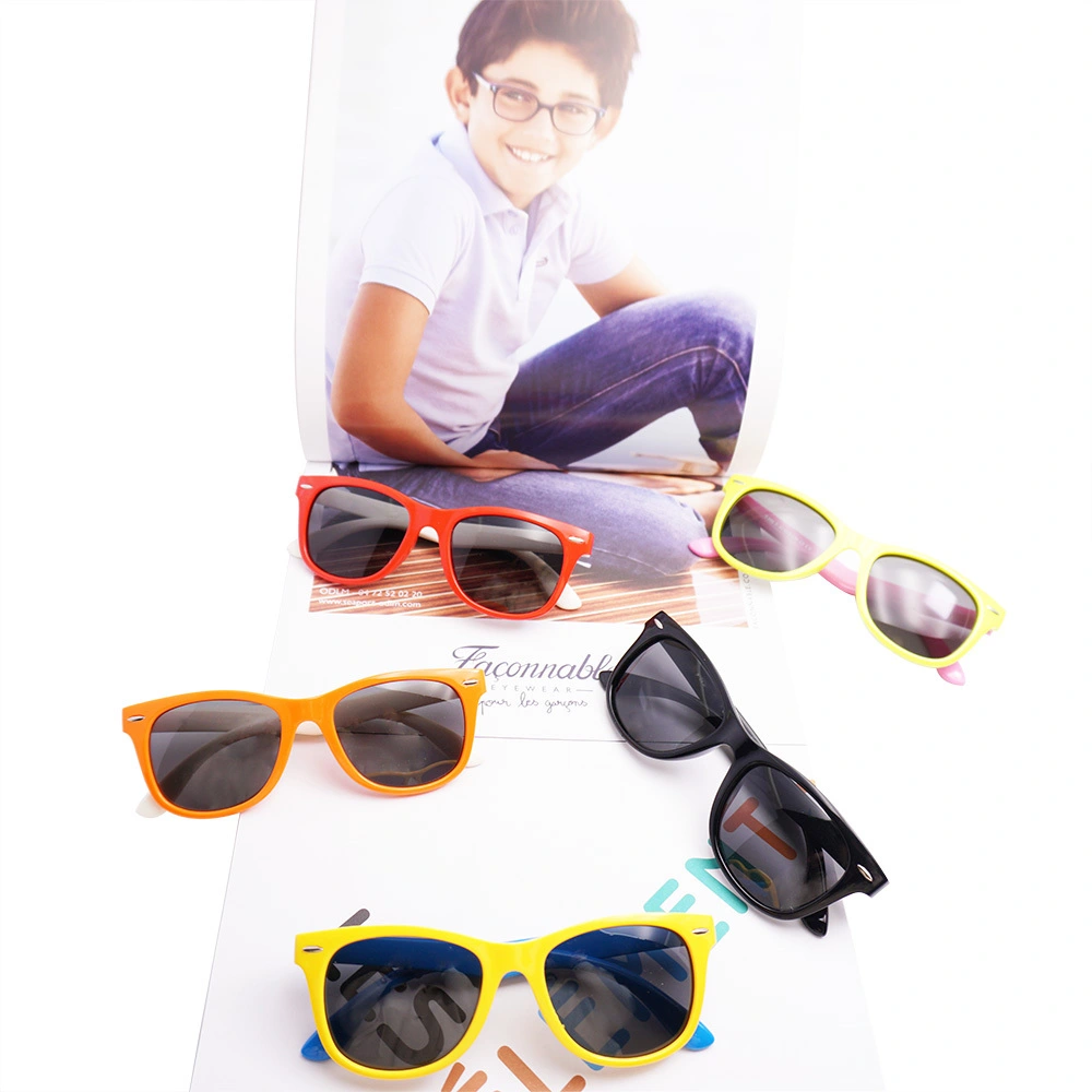 EUGENIA TPE kids sunglasses high quality unbreakable 2021 polarized kids sunglasses 1