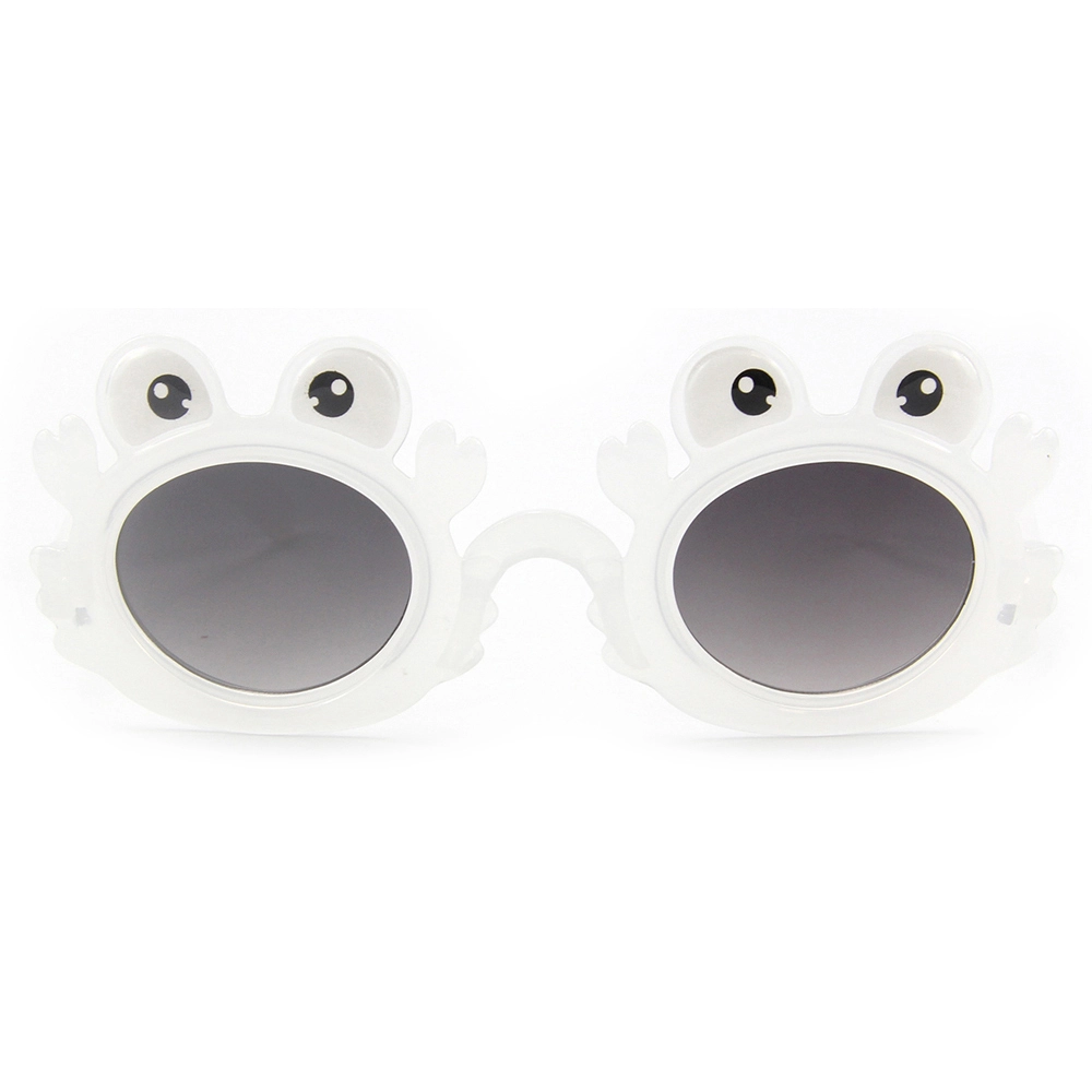 EUGENIA 2021 Kids Sunglasses frog Frames Cheap Cute Round UV400 Lenses Children sun Glasses 1