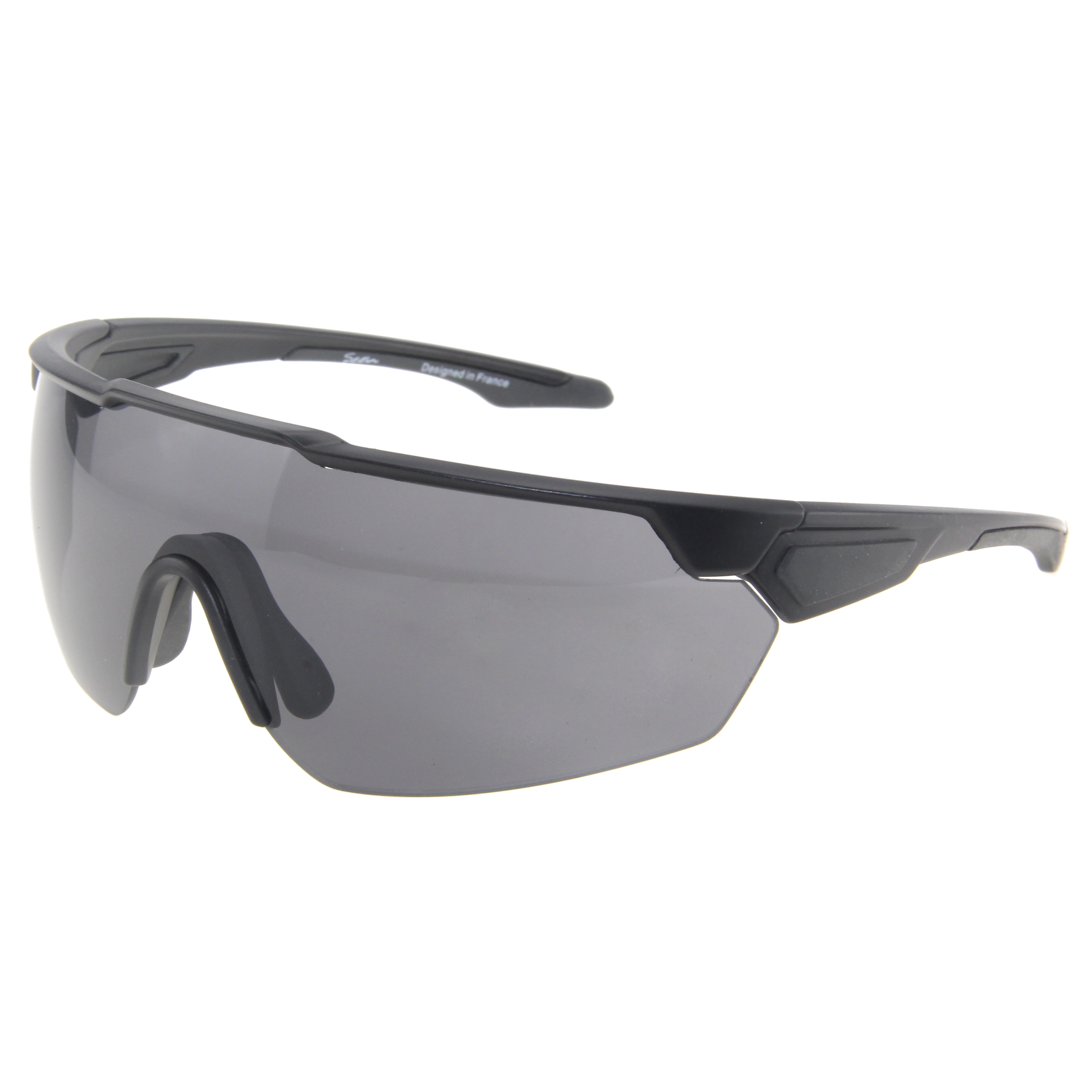 EUGENIA Black Color Classical Men Cycling High Quality Rimless China Manufacture PC Sport Sunglasses 1