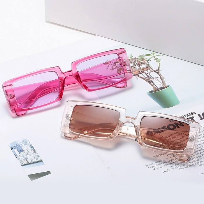 EUGENIA Women Big Frame Sun Glasses Female Vintage Lady Black Square Fashion Small Colorful Sunglasses gafas de sol hombre 1