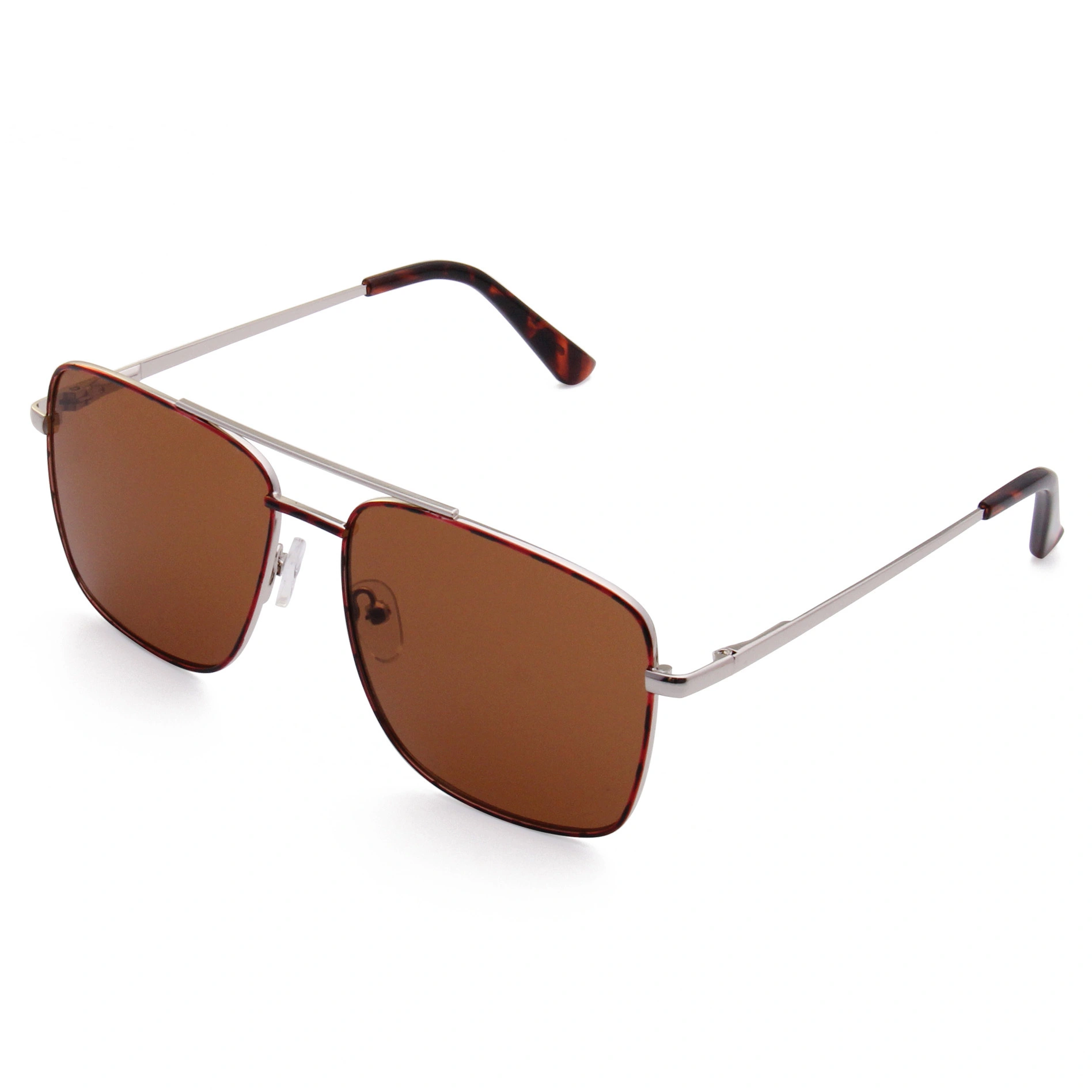 2021 Unisex Fashion Sunglasses Man Polarized Metal Square Sunglasses 1