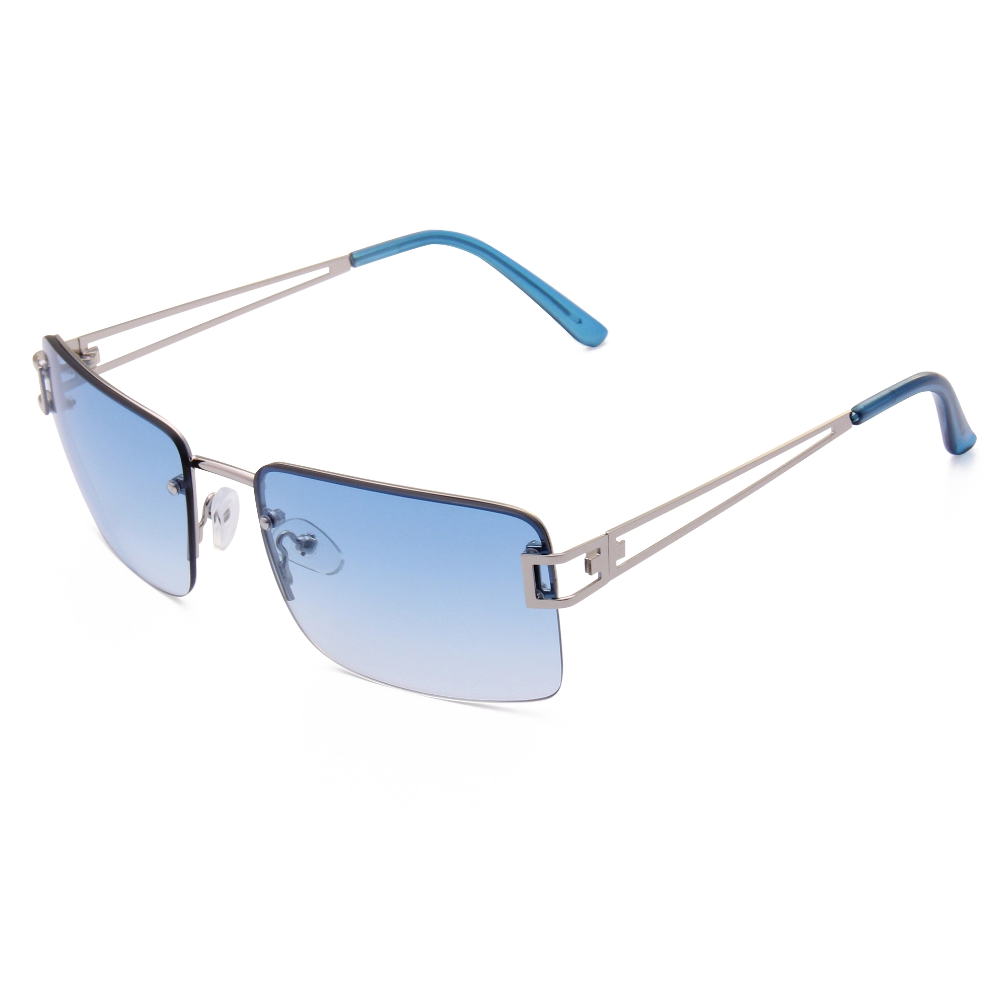 Ins Popular Fashion Squarte Metal Women Sunglasses Retro UV400 Eyewear Women Sun Glasses 1