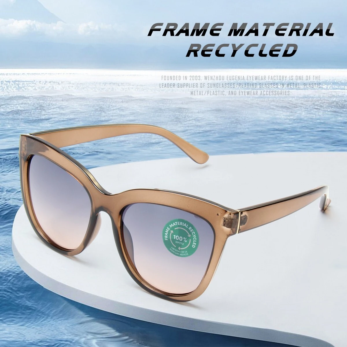 Eugenia environmentally friendly sunglasses vendor bulk buy 2