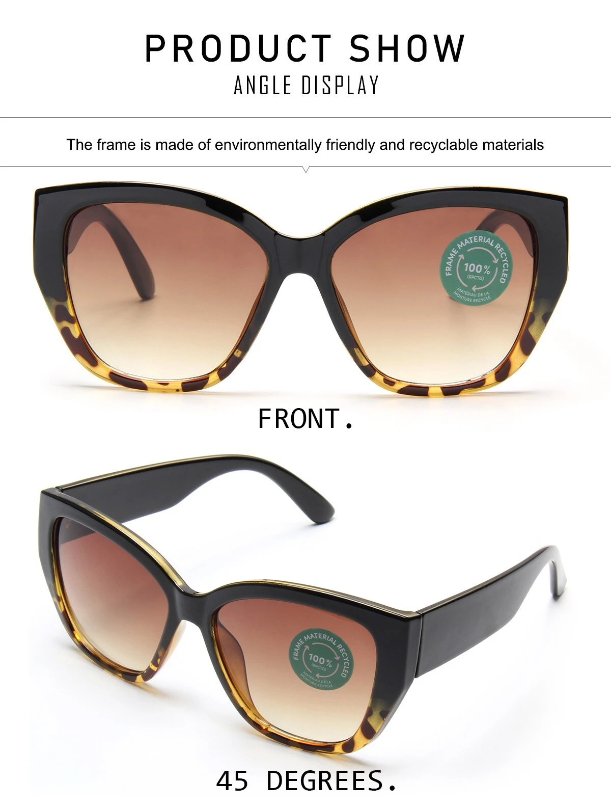Eugenia eco-friendly recycled sunglasses marketing for recycle 3