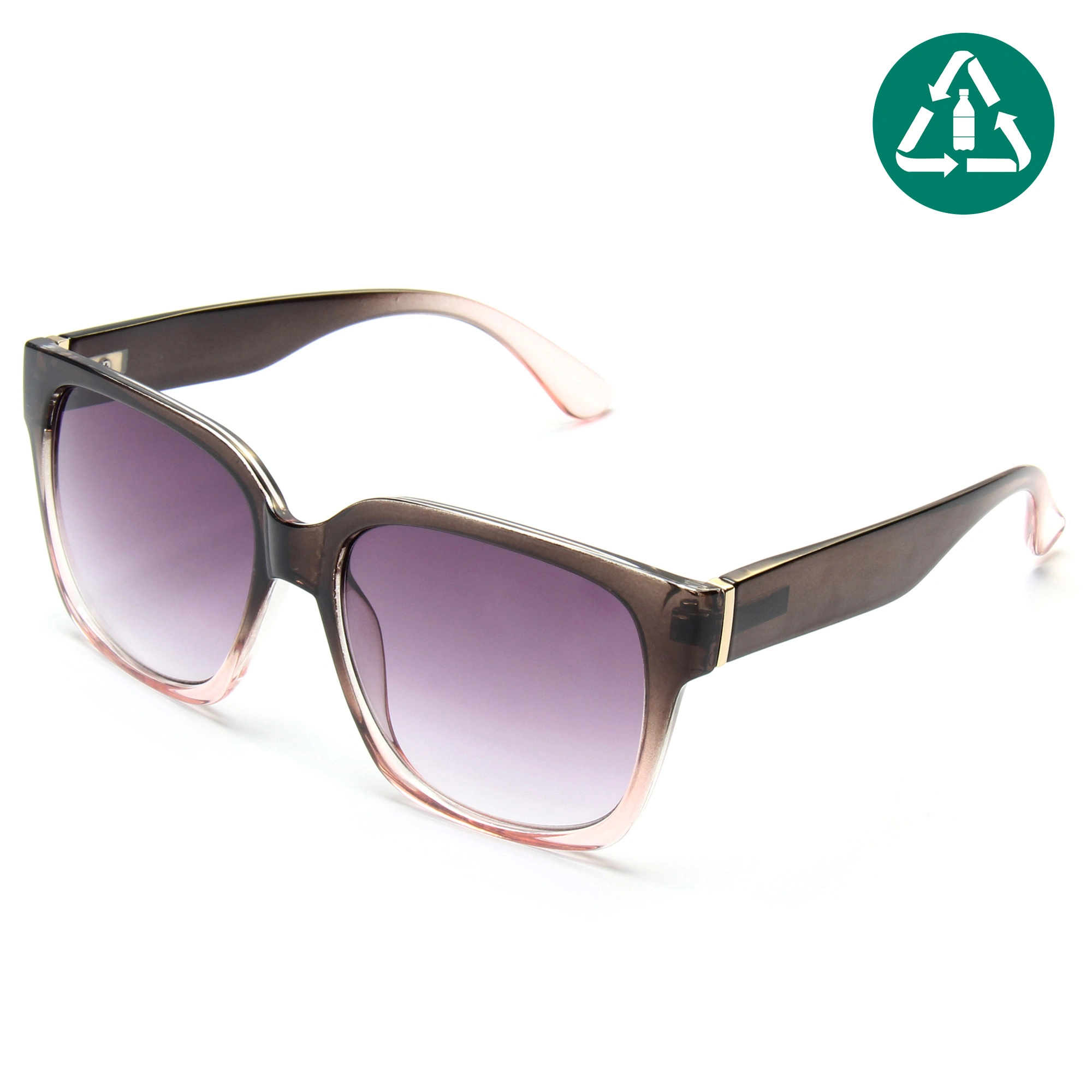 EUGENIA Factory Custom Logo Recycled Frame Women Oversized Shades Fashion PC Sunglasses 1