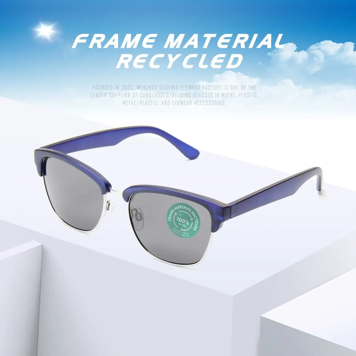 Eugenia recycled sunglasses wholesale factory direct supply bulk buy 2