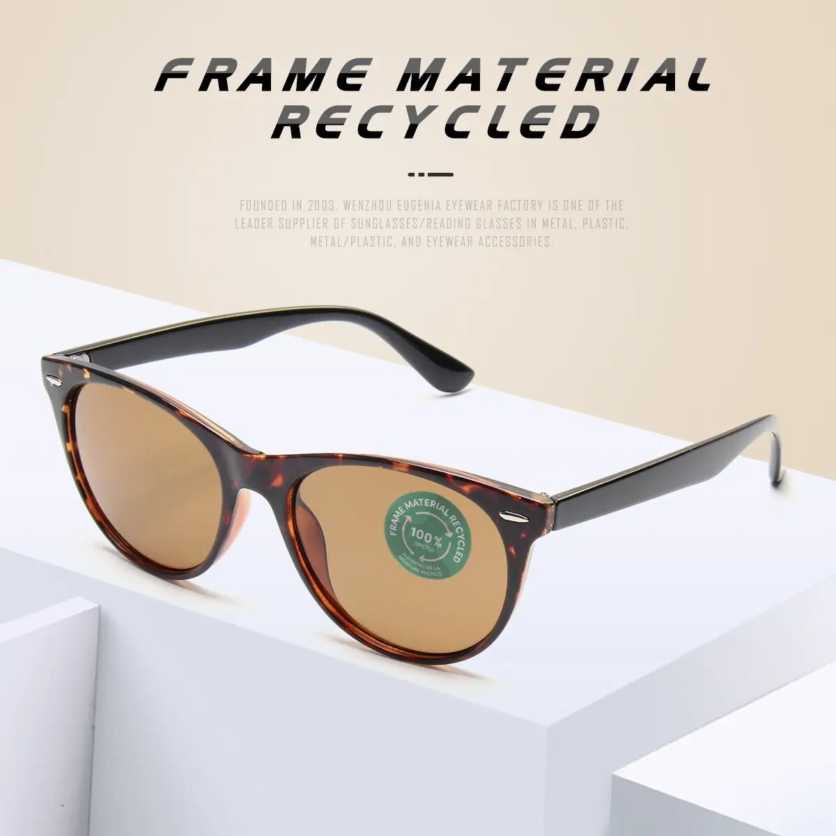 Eugenia environmentally friendly sunglasses for recycle 2