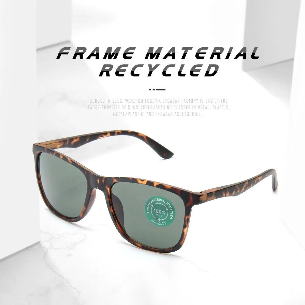 Eugenia worldwide recycled sunglasses wholesale for Decoration 2