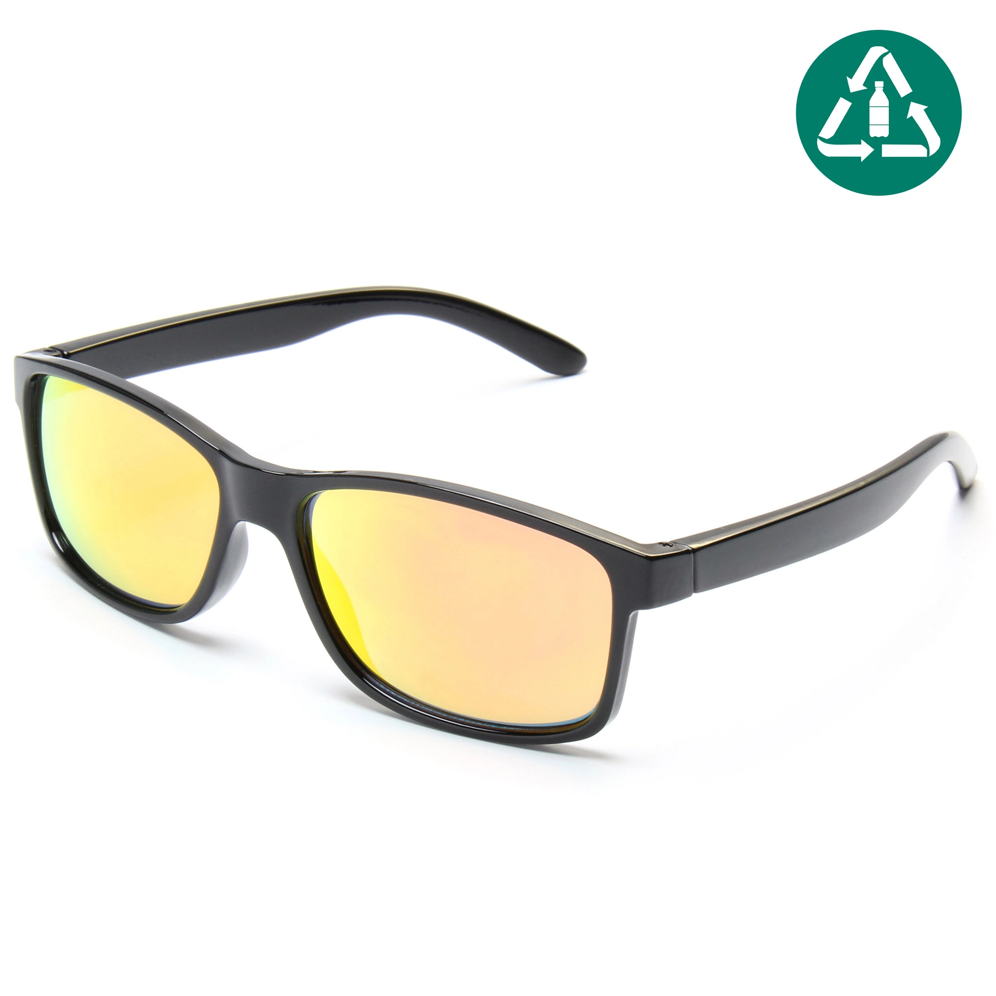 EUGENIA 100% RPCTG Sunglasses Square PC Fashion Custom Logo Designer Recycled Sunglasses 1