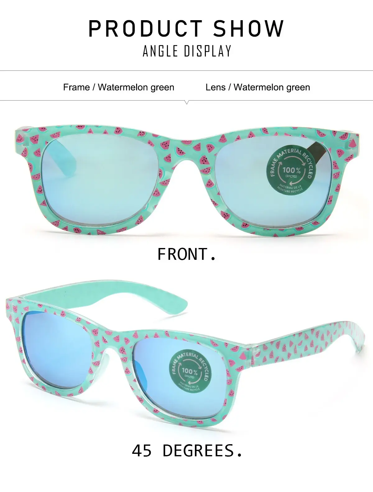 Eugenia recycled sunglasses wholesale overseas market for recycle 3