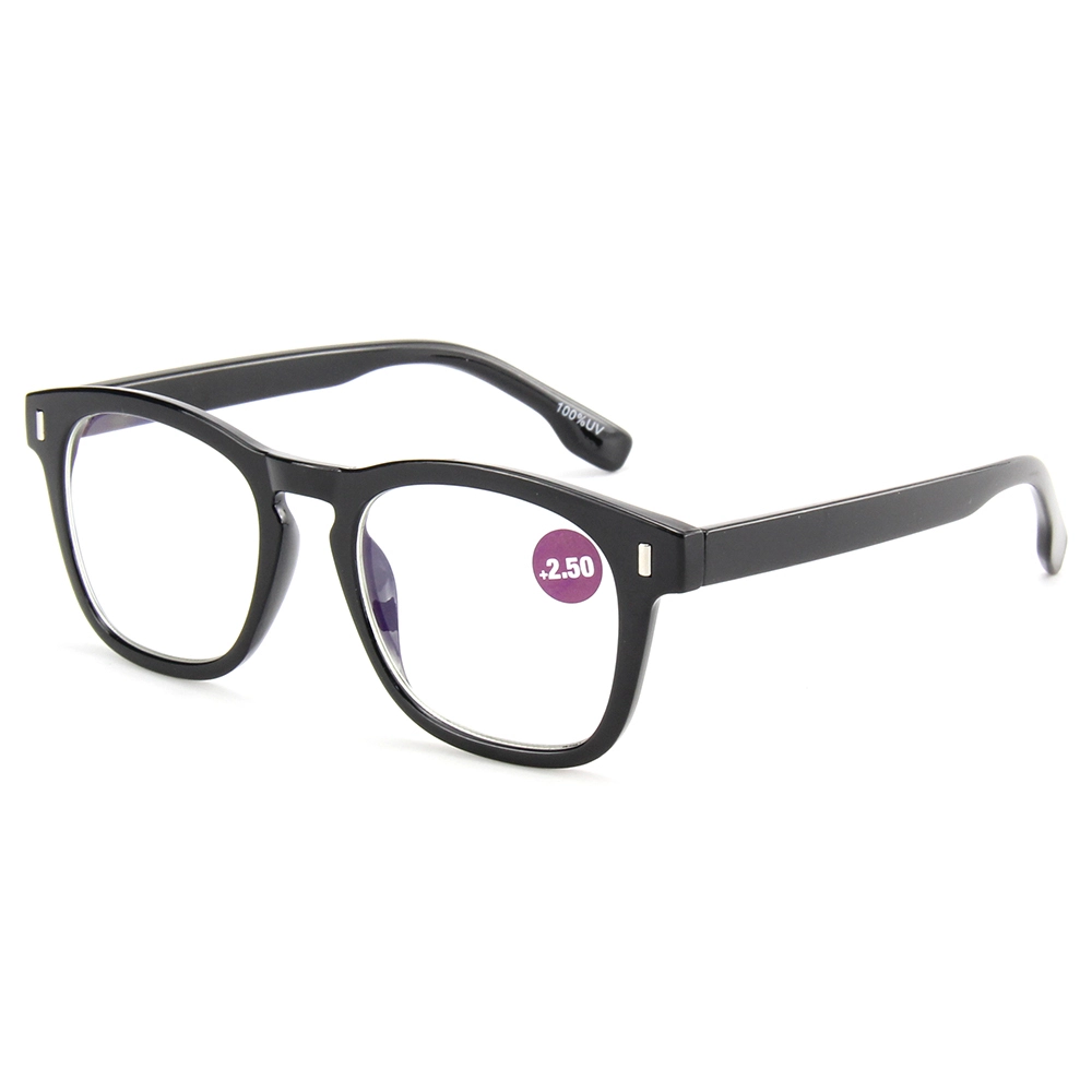 Fashion 2021 Designer Reading Glasses Wholesale Customization PC Black Colors Plastic Reading Glasses 1
