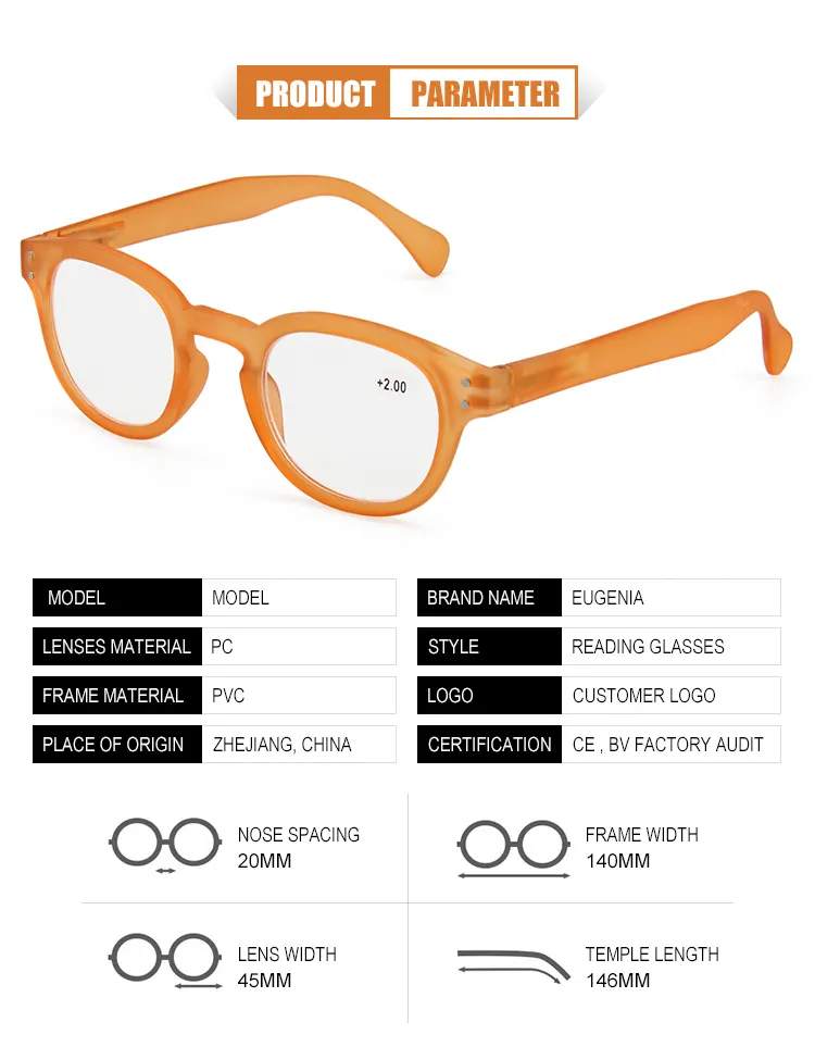 Eugenia hot selling reading glasses for men with good price for men 3
