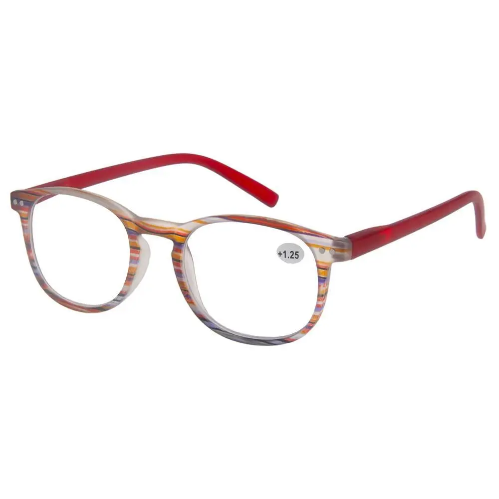 EUGENIA 2021 New Style Cheap Plastic Round Pattern Reading Glasses 1