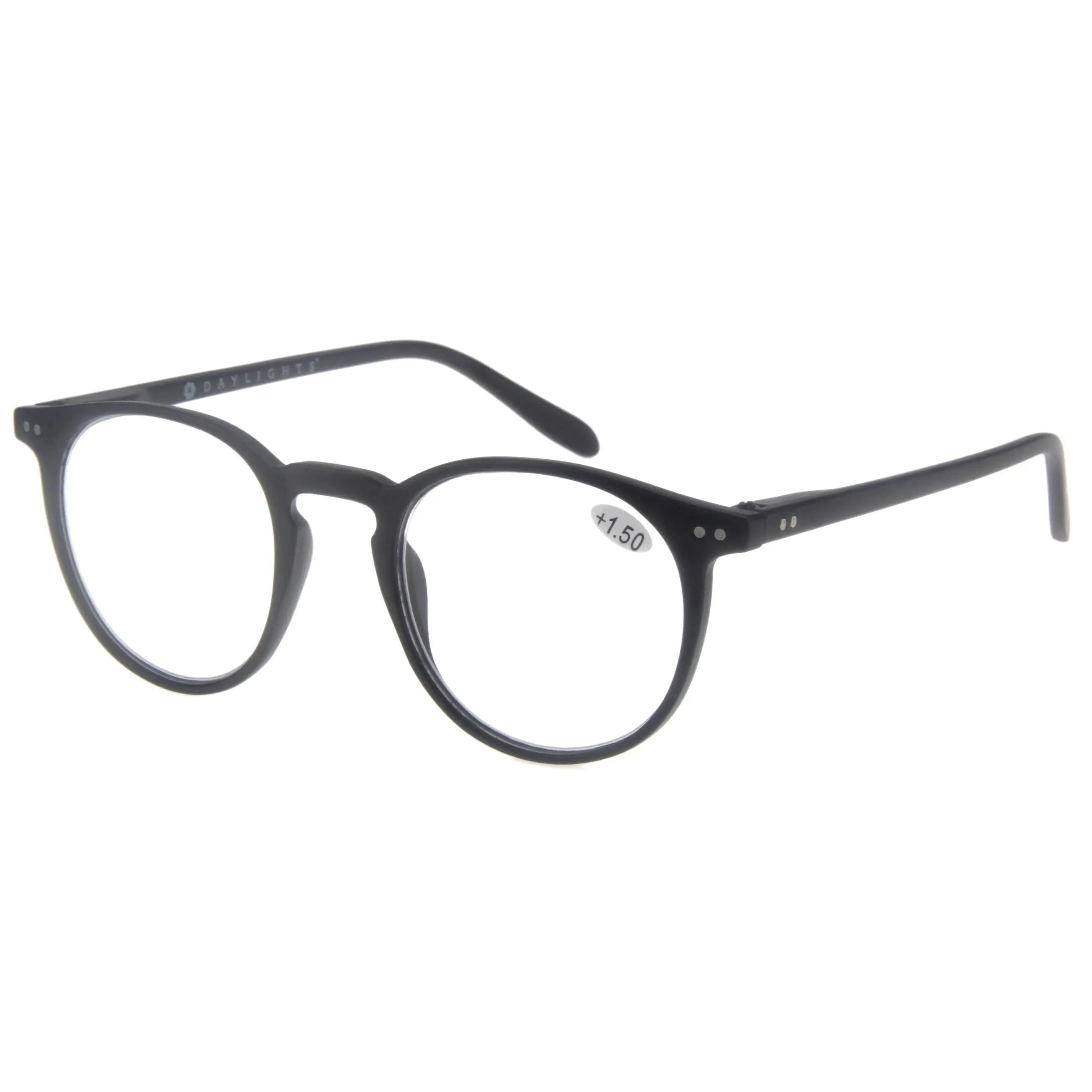 Gafas de lectura EUGENIA con montura redonda de plástico, monturas ópticas personalizadas y logotipo. 1
