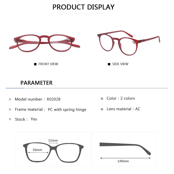 Eugenia reading glasses for women with good price for men 3