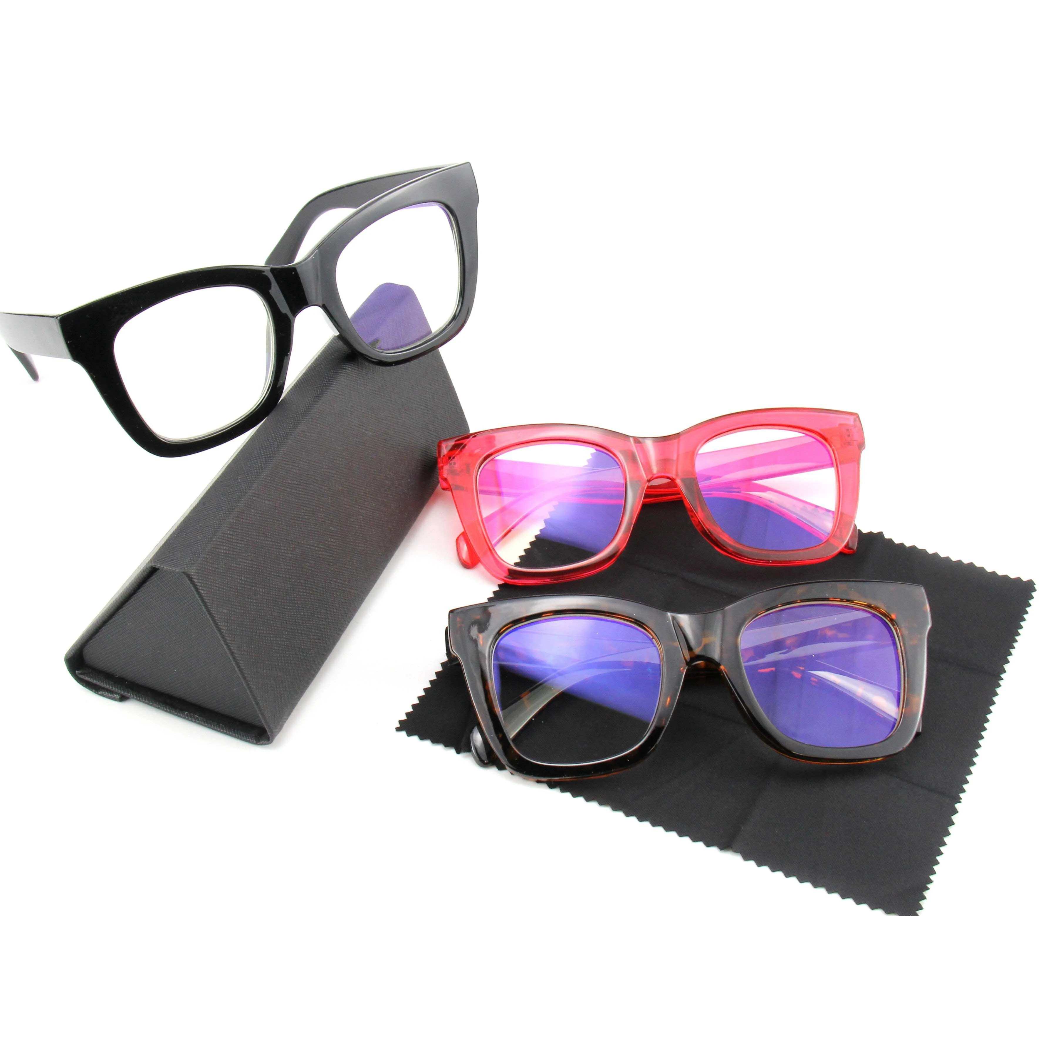 EUGENIA 2024 New Style Anti Blue Light Glasses Blue Ray Blocking Glasses Oversized Optical Frame 1