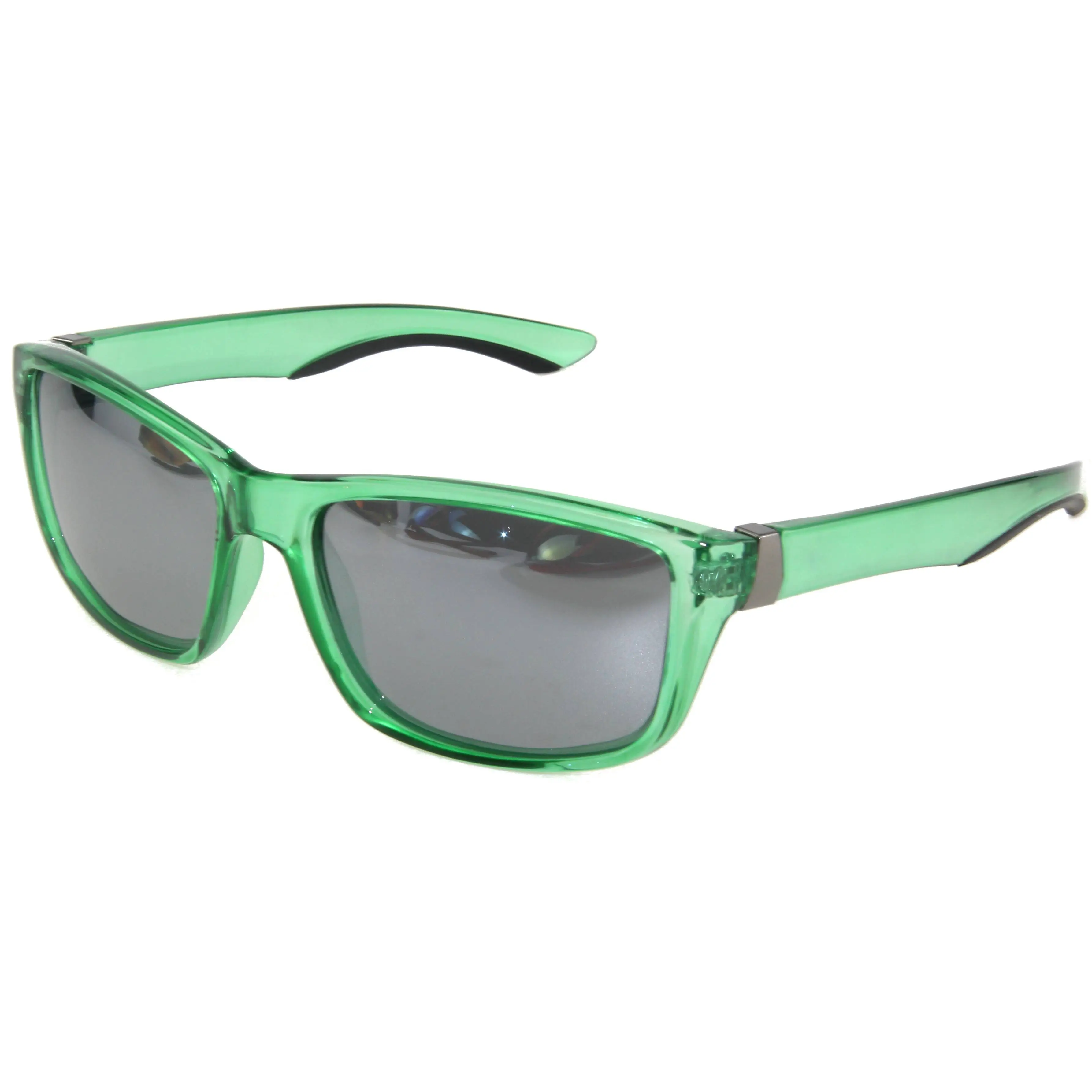 EUGENIA New Green Design Plastic Frame Material Uv400 Polarized Custom Logo Sport Sunglasses 1