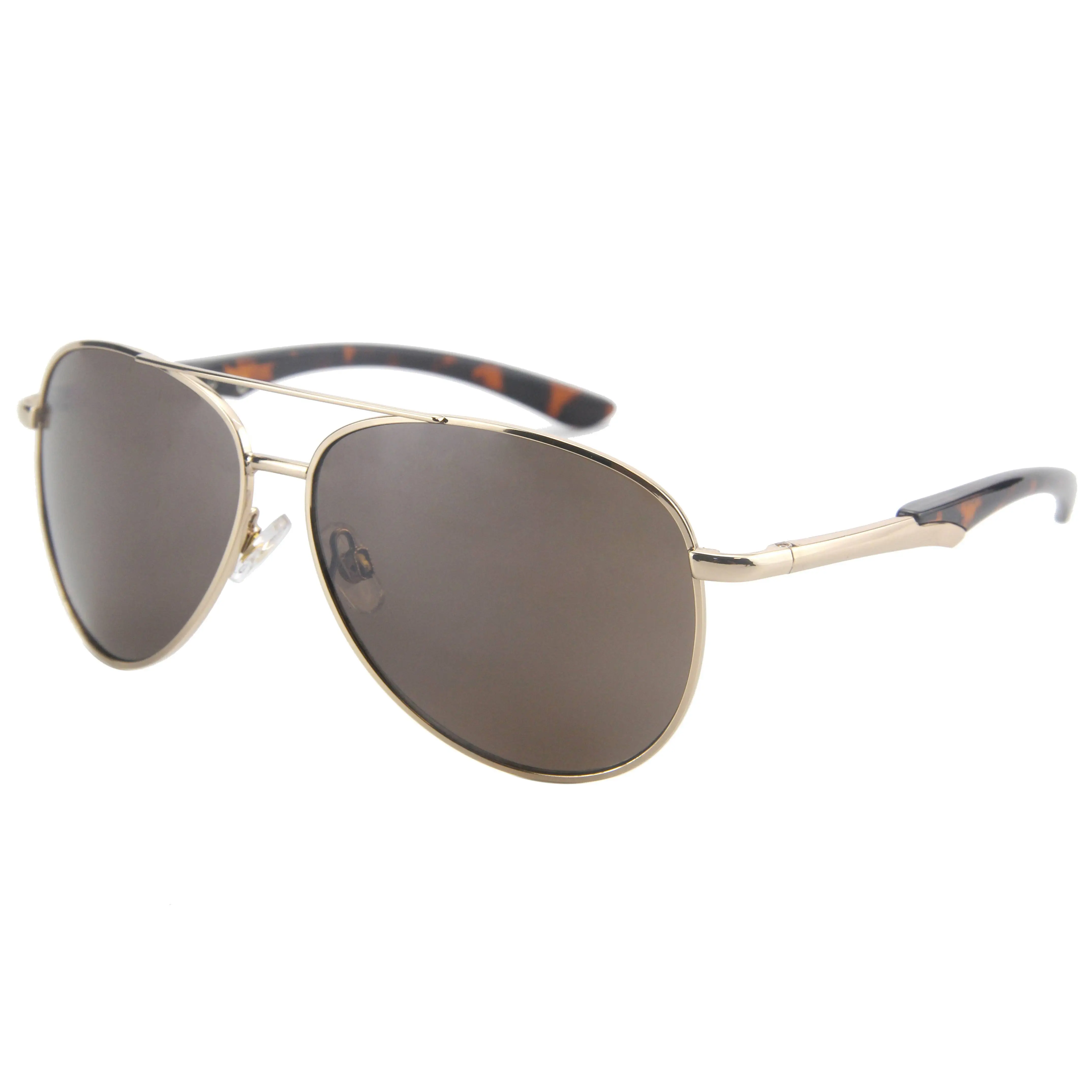 EUGENIA Men 2024 Cool Pilot Metal Hinge And Stainless Frame Custom Sunglasses 1