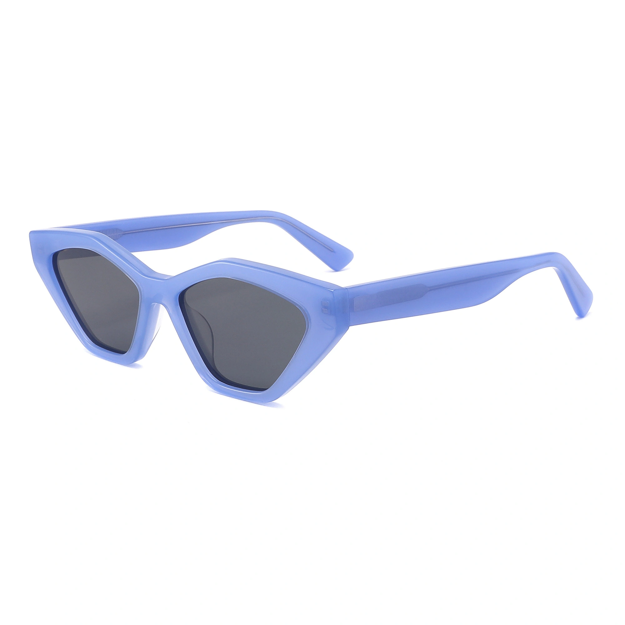 Fashion 2022 Black Frame Yellow Lens Acetate Sunglasses Wholesale Trendy Outdoor Travels Female Sunglasses Custom Logo 1
