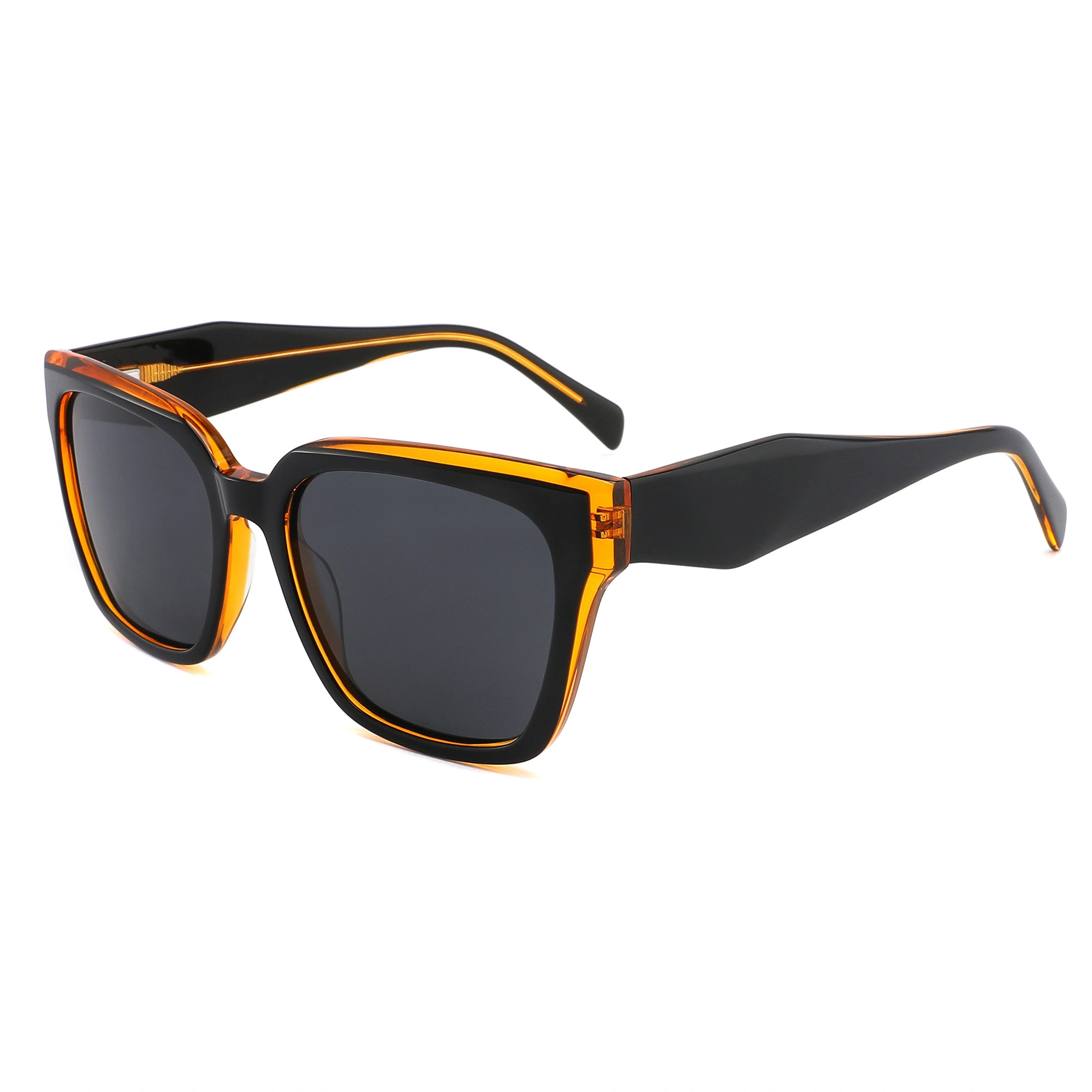 Fashion Outdoor Travel Fancy Polygon Acetate Sunglasses For Women Wholesale Female Sunglasses Drop Shipping 1