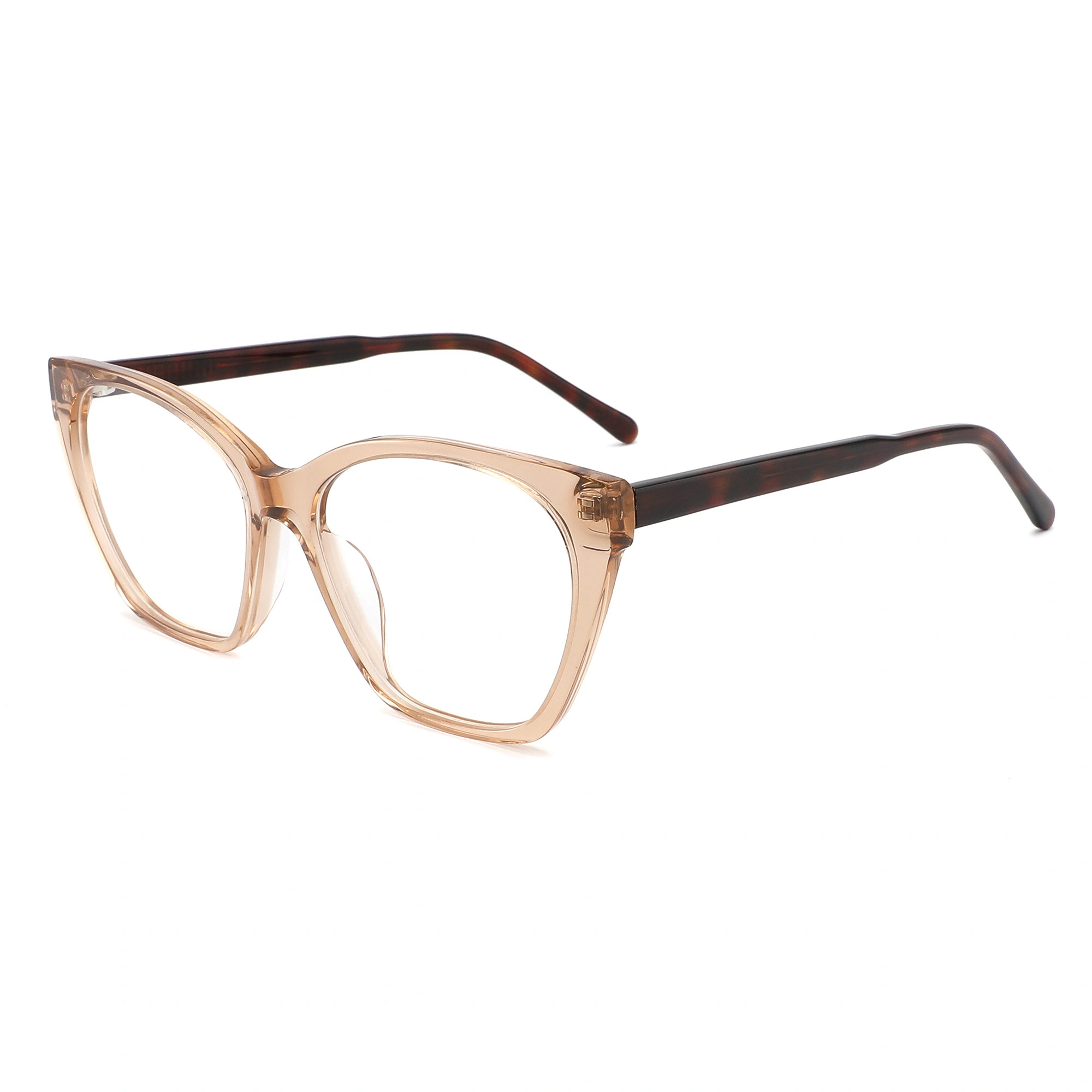 EUGENIA Manufacturers 2022 Fashion Wholesale Women Cat-eye Acetate Optical Eyeglasses Frame Outdoor Travel Stock Made In China 1