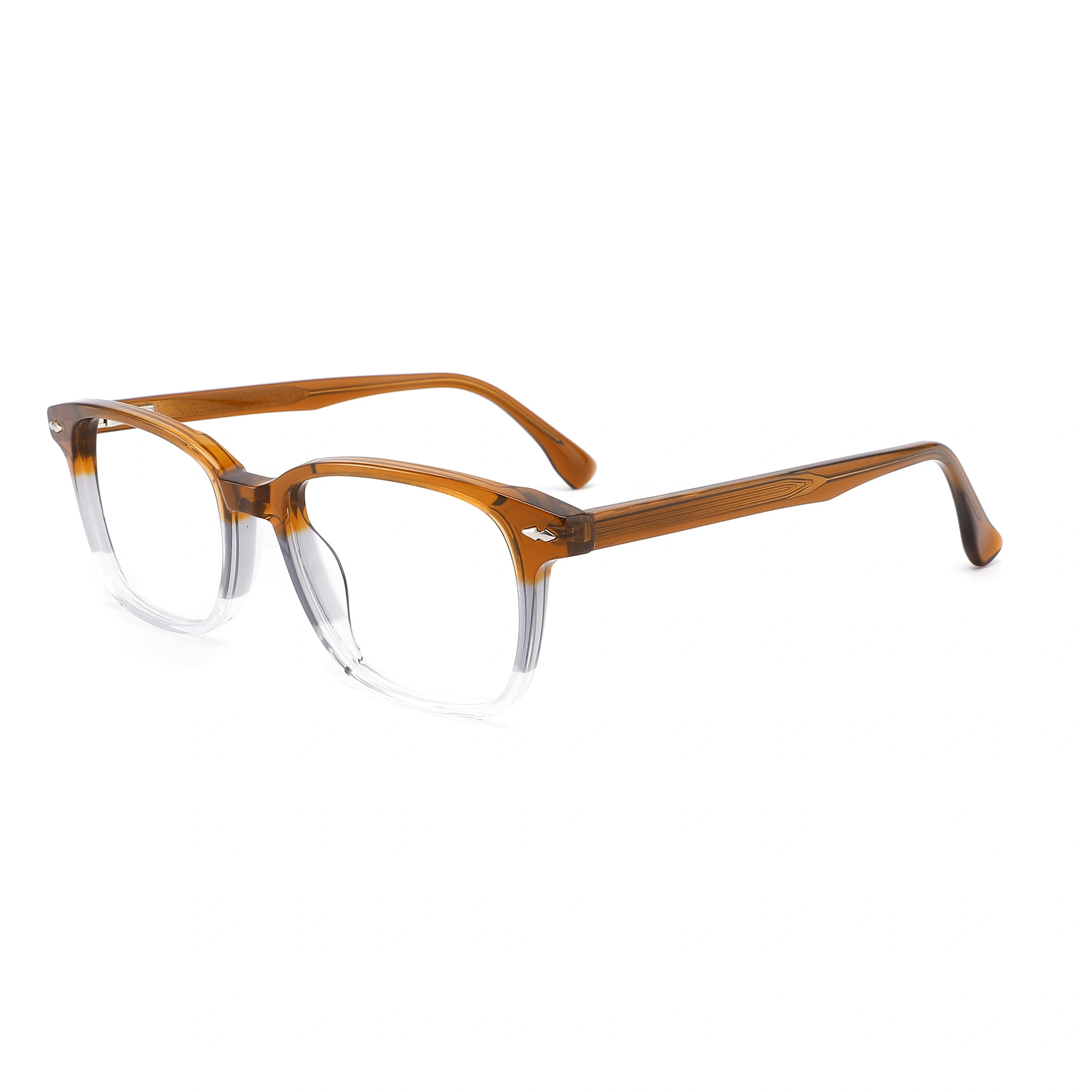 Trendy Designer Acetate Optical Frame Wholesale Mixed Eyewear Glasses Rivet Decoration AC Lens Eyeglasses Drop Shipping 1