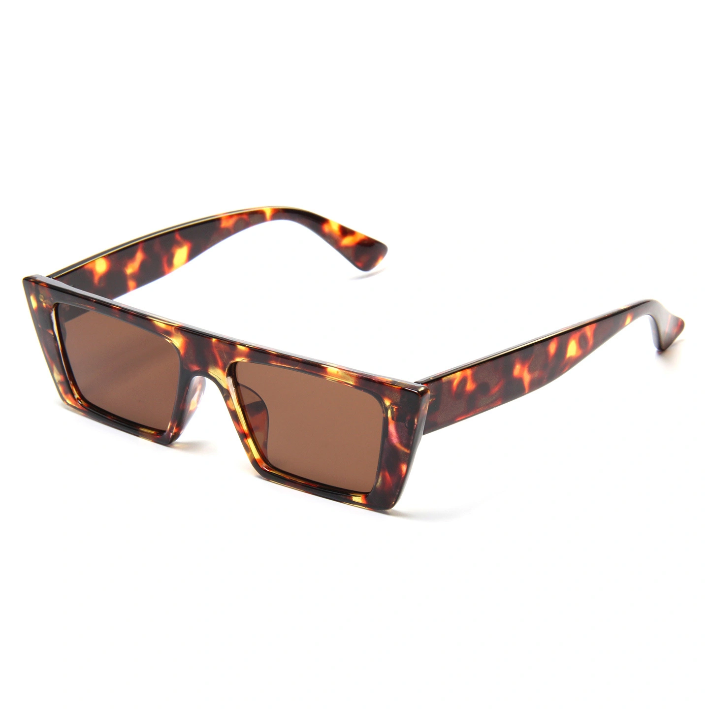 EUGENIA 2024 Trendy Tortoiseshell PC Frame Sunglasses For Women Custom Logo Wholesale Fashion Ladies Sunglasses Made In China 1