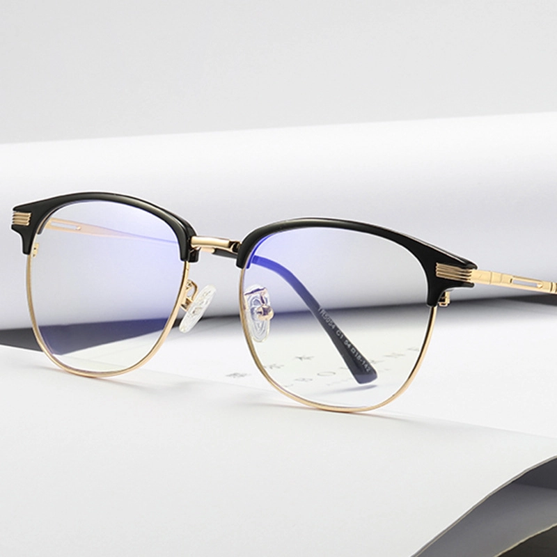 New Tr90 Men And Women Computer Competitive Game Square Eyewear Weight 14g Anti-Blue Light Glasses 1