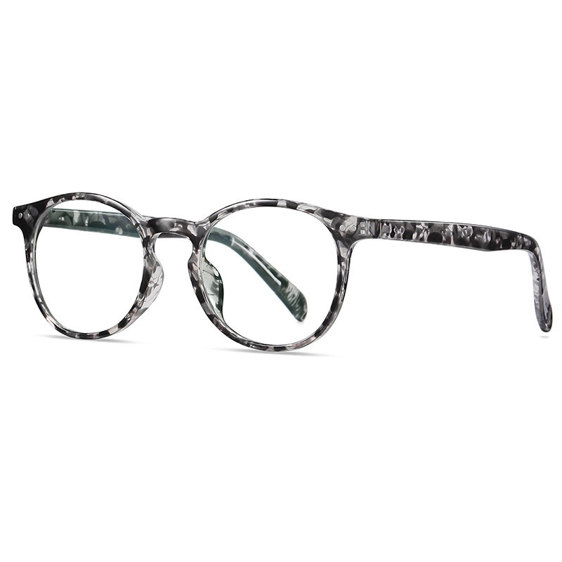 Cross-border anti-blue light glasses TR90 round frame retro unisex optical frame 1