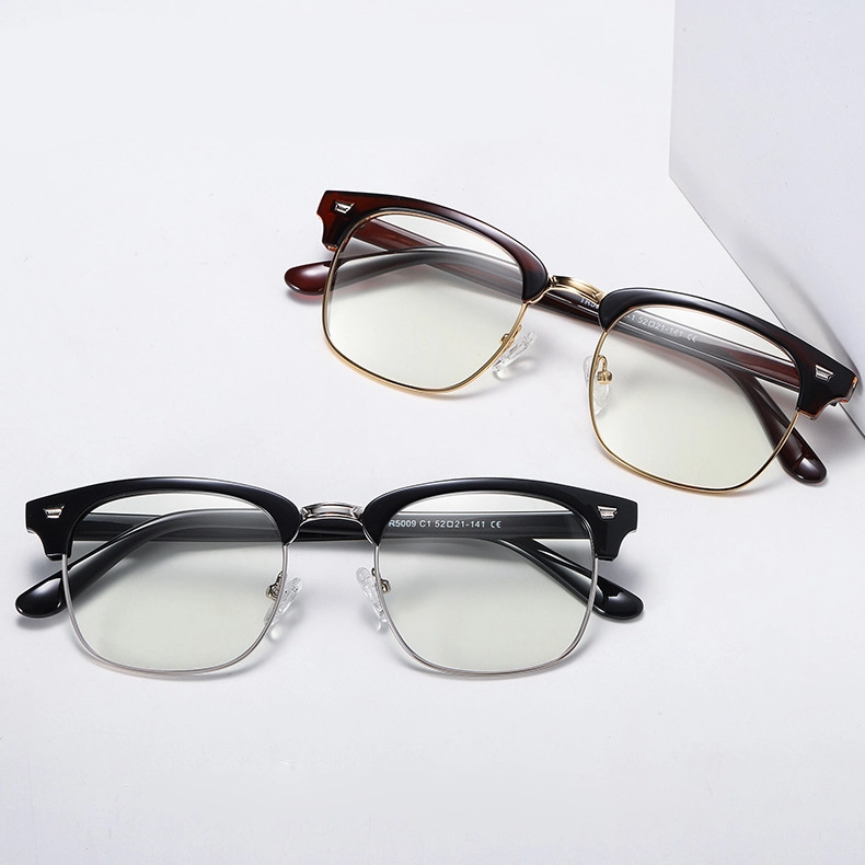 Cross-border best-selling fashion anti-blue light TR flat mirror photosensitive color-changing anti-ultraviolet glasses 1