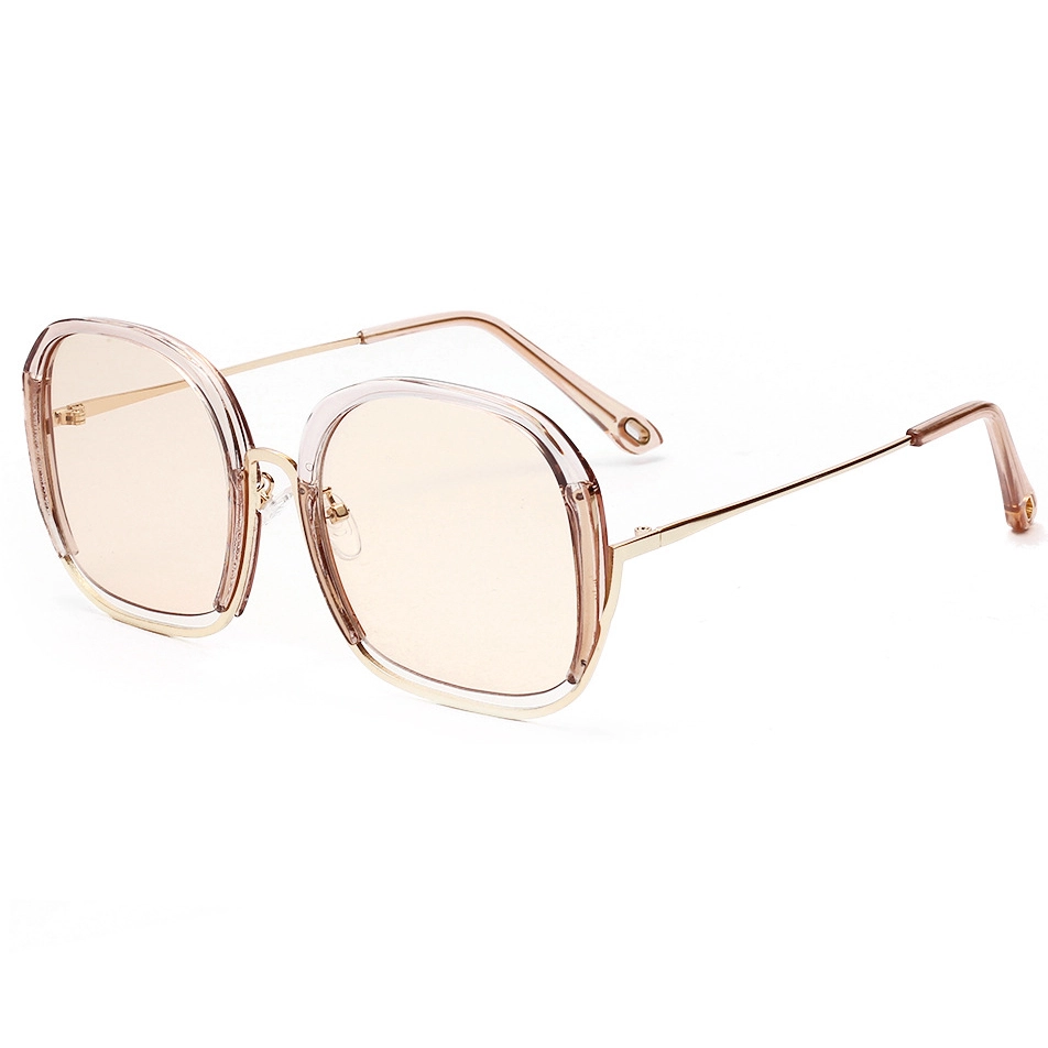 2023 Big Square Sunglass Large Half Frame Fashion Oversized Women Trendy Shade Sunglasses 1