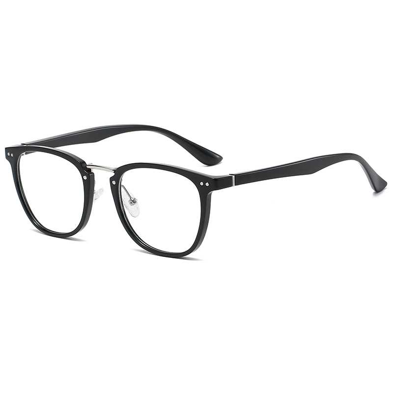 2022 UV400 TR90 Metal Computer Game Glasses Anti Blue Rays Glasses Spring Leg Eyeglasses Optical Frames 1