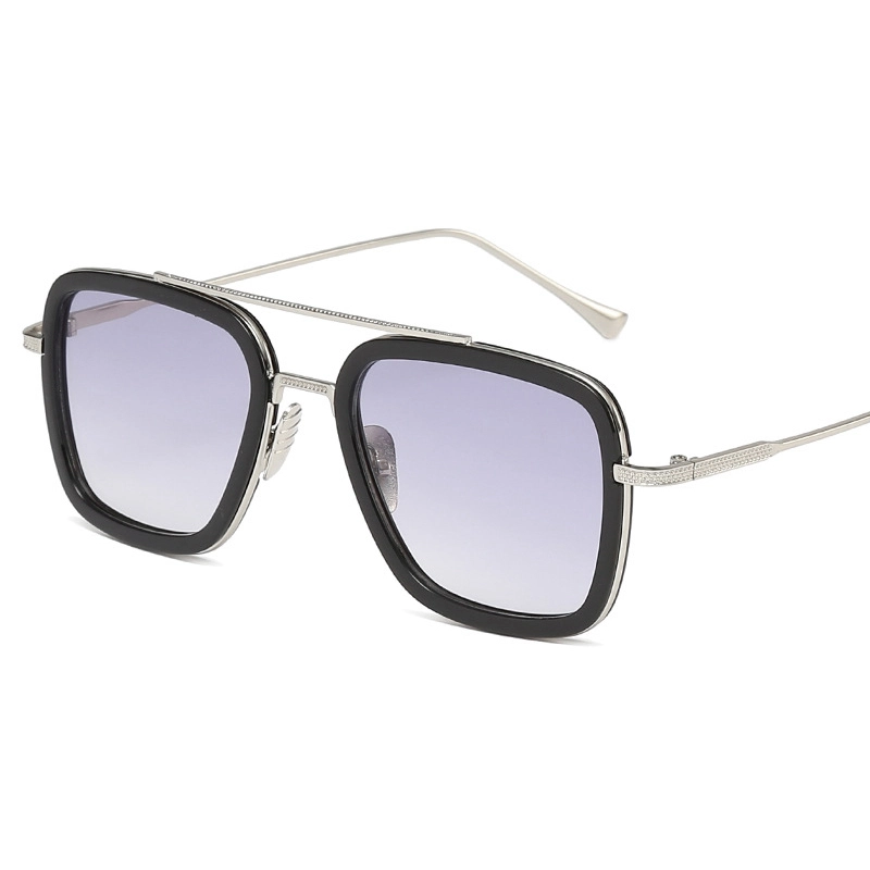 trendy men and women's box retro cross-border sunglasses 1