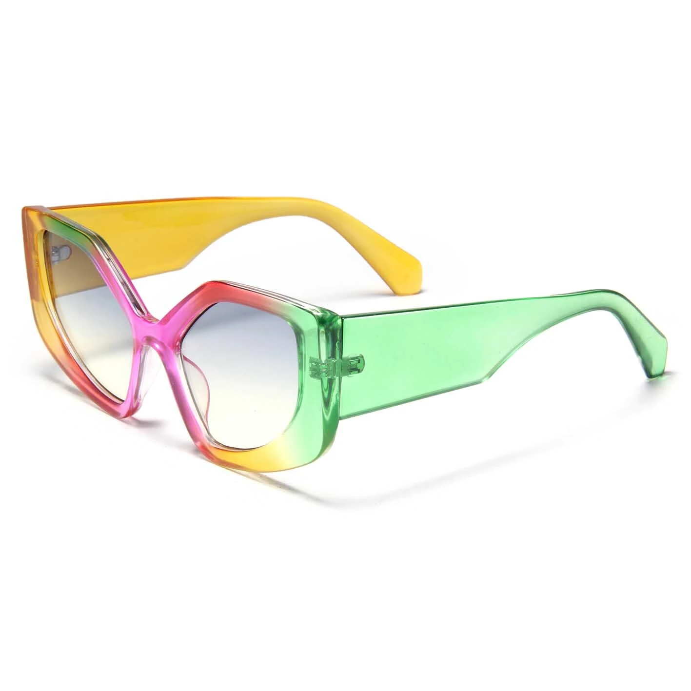 S27024 Custom Steampunk Sunglasses Women Mirror Sports Y2K Sun Glasses UV400 Punk 2024 Shades Colorful Gafas De Sol 1