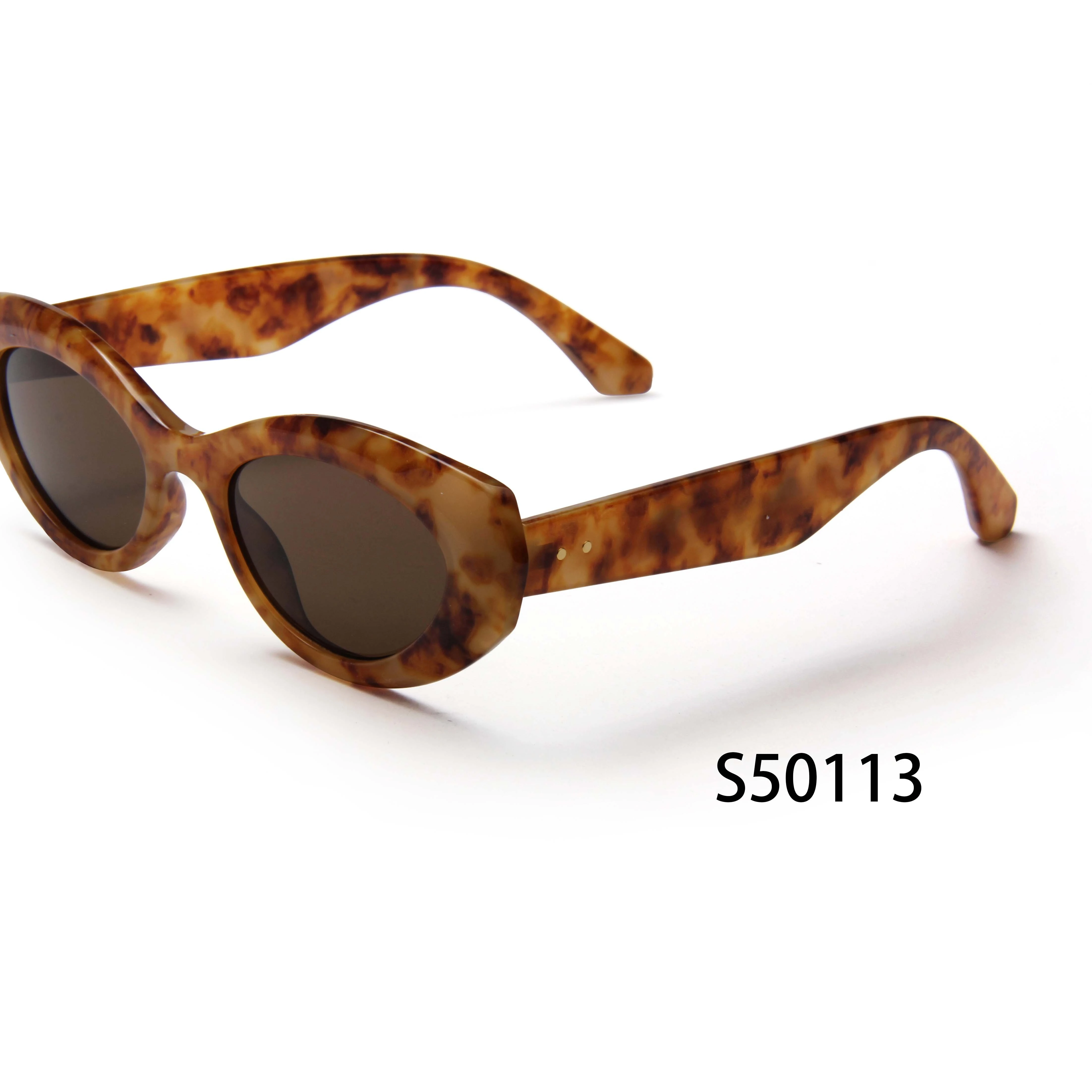 S50113 Classic Vintage Sun Glasses Wholesale Custom Brand Men Women Designer Shades Fashion Rectangle Retro Sunglasses 1