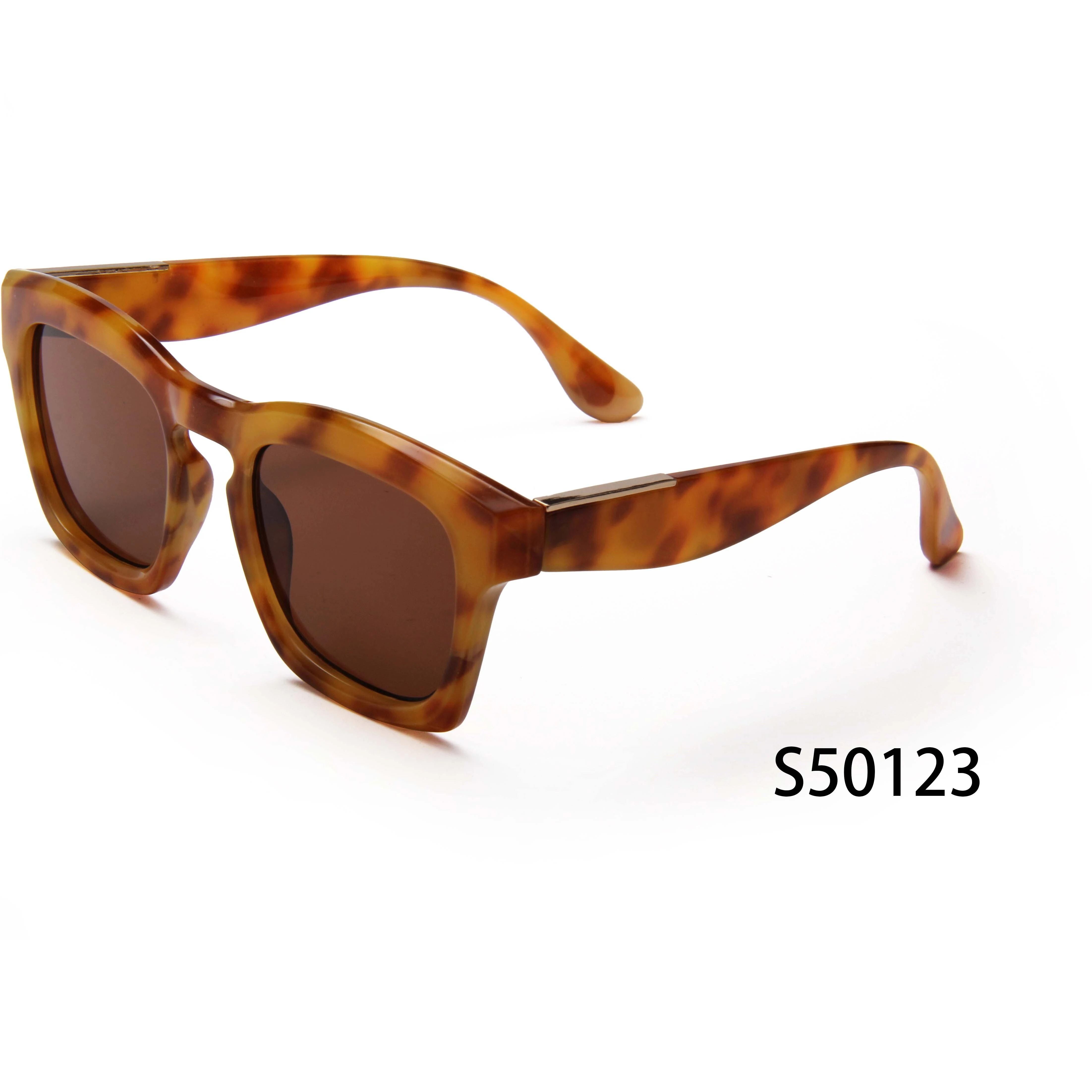 S50123 Color Oversized Sunglasses 2024 New Women Vintage Gradient Wide Frame Square Sun Glasses 1