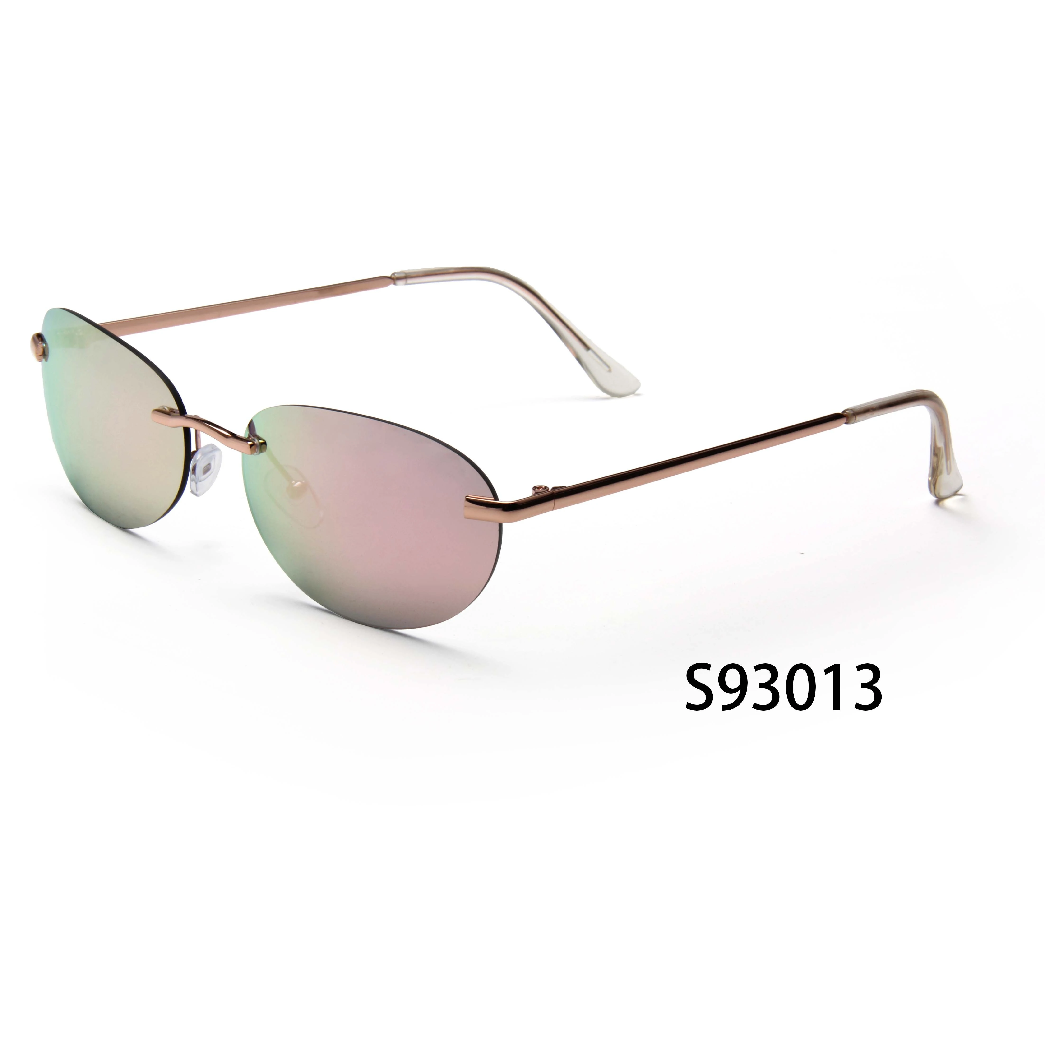 S93013 2024 New Sunglasses Wholesale Men's Metal Frame Glasses Driving UV Protection HD Sunglasses 1