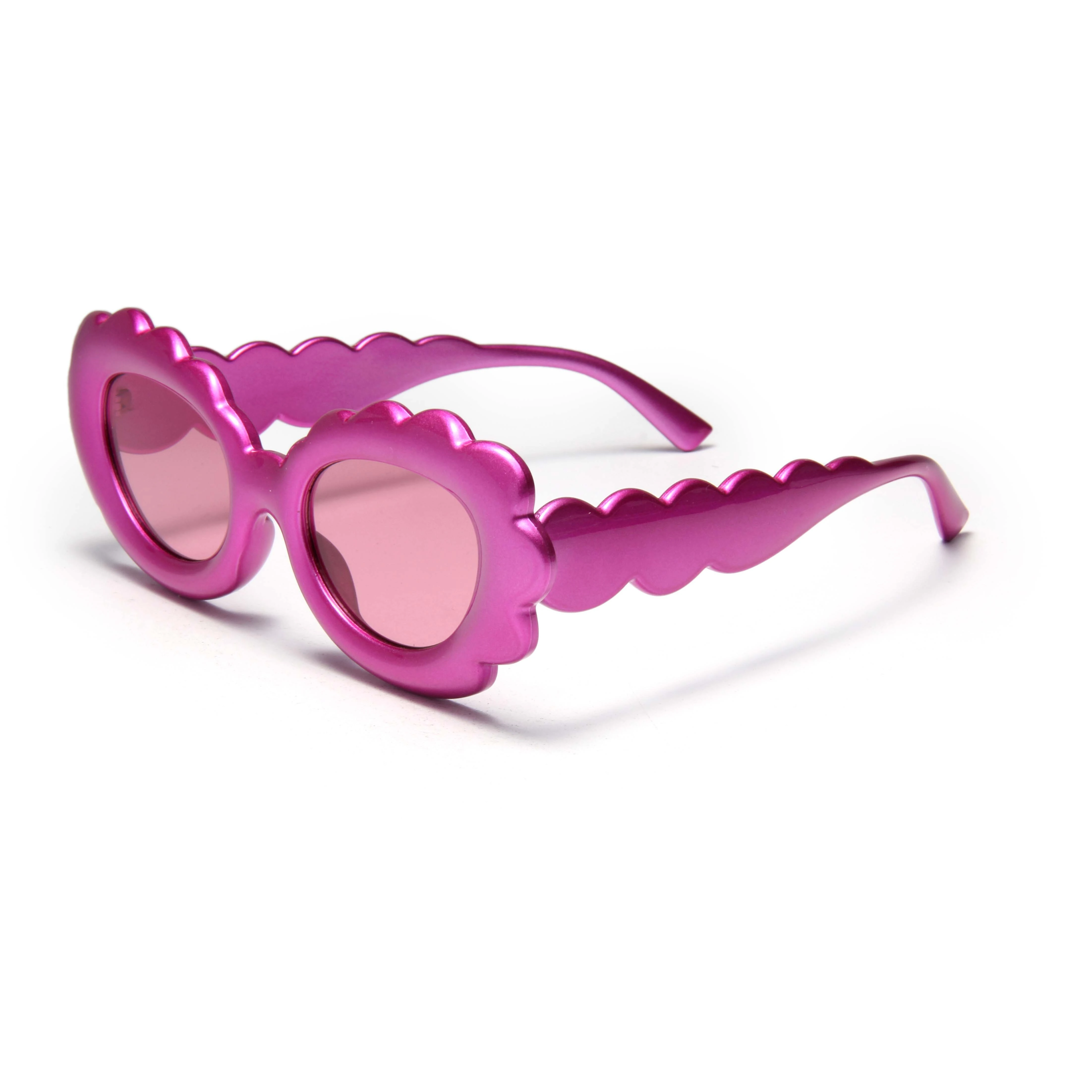 S97010 2024 New Irregular European and American Men's and Women's Glasses Fashion INS Personalized Sunglasses 1