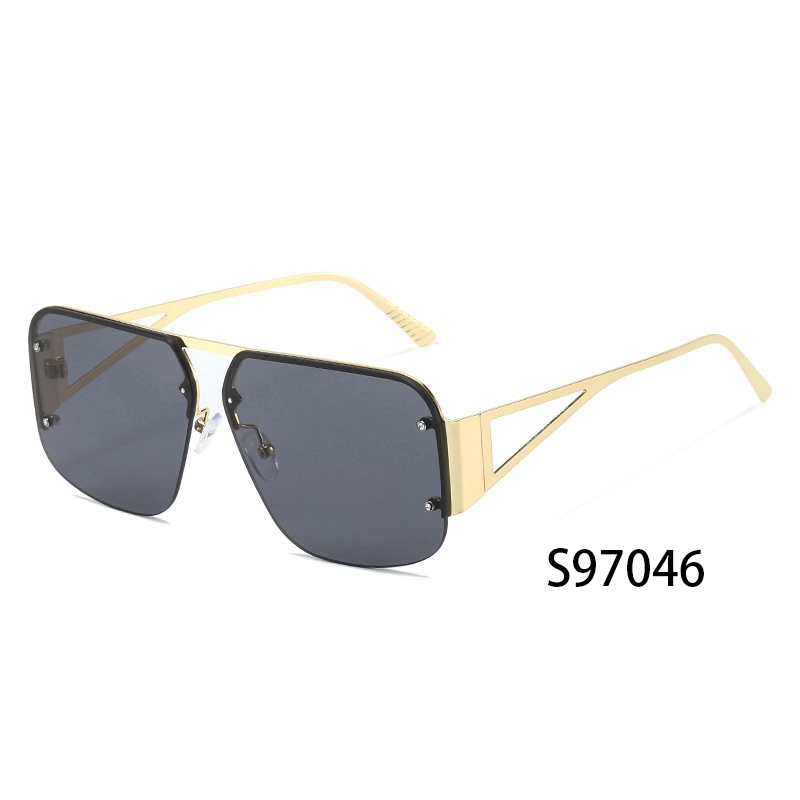 S97046 Black Metal Frame Sunglasses Sun Glasses 2024 China Wholesale Sun Glasses Sunglasses For Men 1