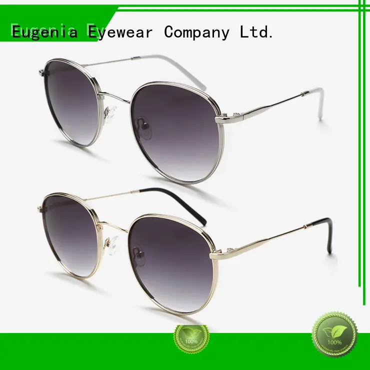 Eugenia oem & odm clear round sunglasses high quality best factory price 1