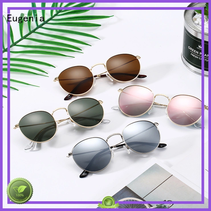 Eugenia stainless steel wholesale retro sunglasses free sample large capacity 1