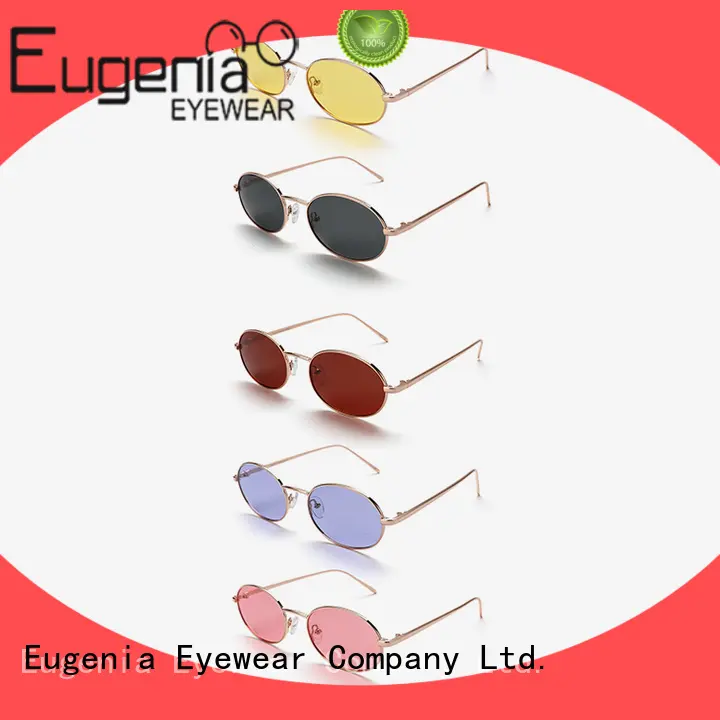 Eugenia one-stop clear round sunglasses high quality bulk suuply 1