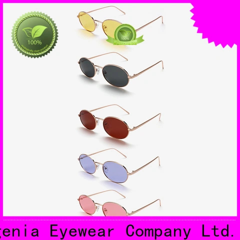 Eugenia one-stop round mirrored sunglasses customized best factory price 1