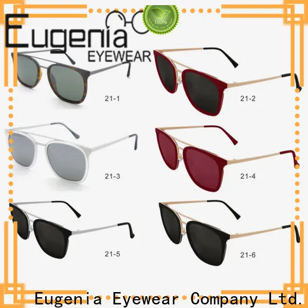 Eugenia wholesale trendy sunglasses clear lences fashion 1