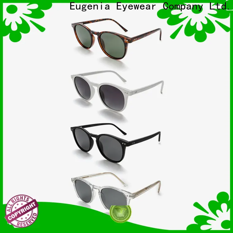 Eugenia stainless steel round frame sunglasses customized bulk suuply 1