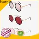 Eugenia stainless steel trendy circle sunglasses customized bulk suuply 1