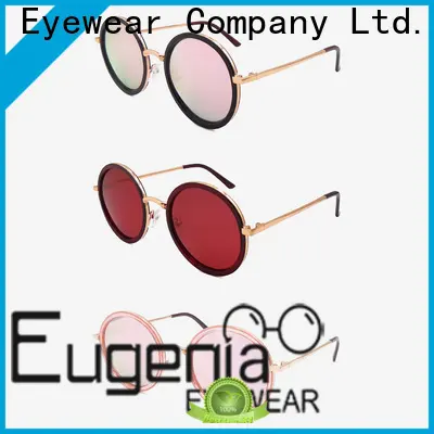 Eugenia trendy circle sunglasses free sample best factory price 1