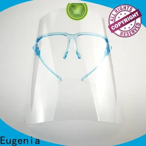 Eugenia wholesale clear face shields factory direct manufacturer 1