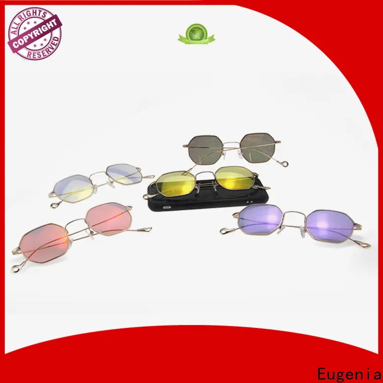 Eugenia wholesale trendy sunglasses clear lences best factory price 1